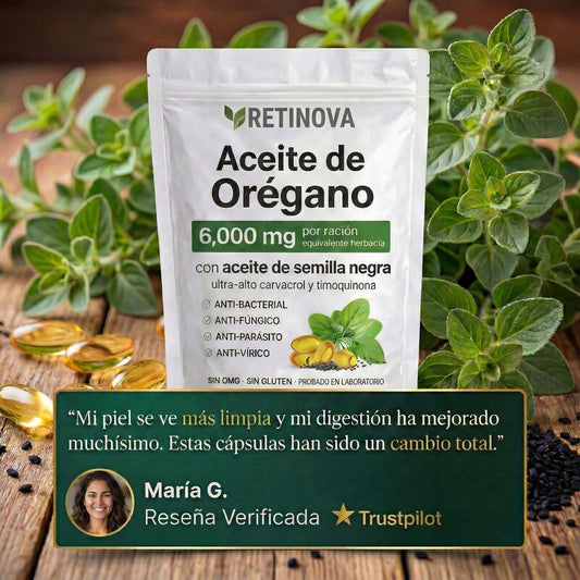 Aceite de Orégano - Limpia Hongos y Parásitos